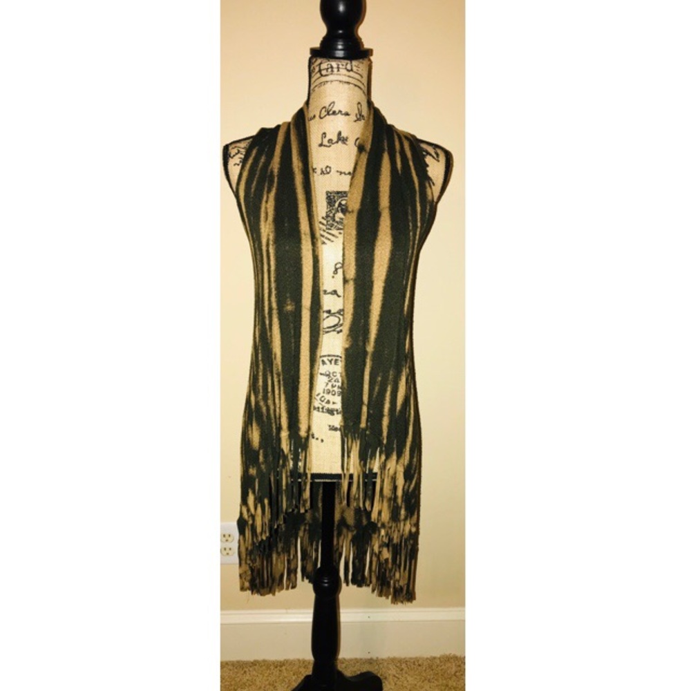 Fun fringe layering vest